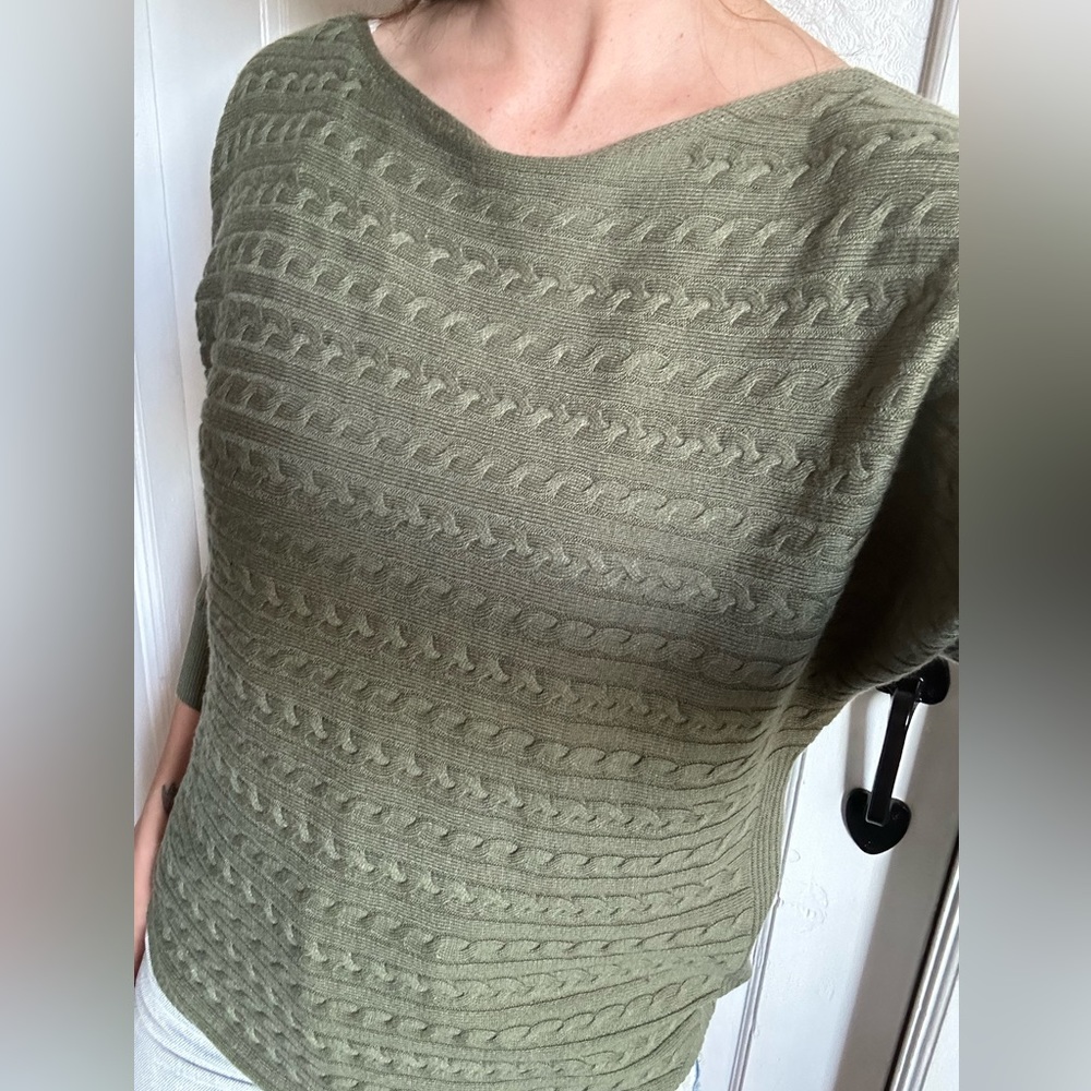 Market & Spruce 3/4 Sleeve Sweater Blouse